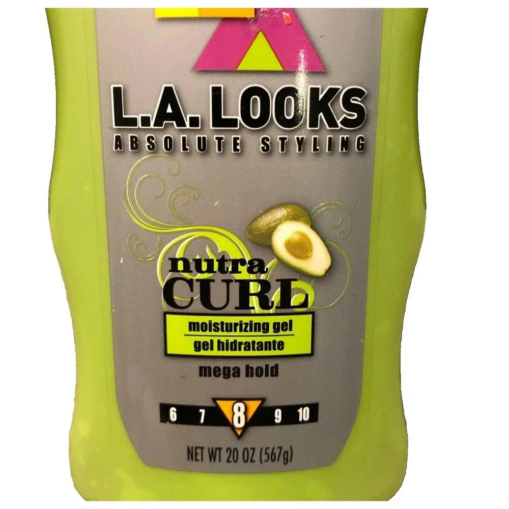 L.A Looks Absolute Styling Nutra Curl Moisturizing Gel Mega Hold / 20 oz